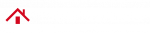 The Rental Lister Las Vegas Logo Icon - Red door, roof and chimney; "The Rental Lister, Lic#: S.045930, Permit#: .0145930